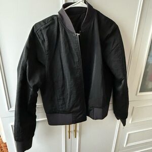 Reversible lululemon athletica Black Bomber Jacket